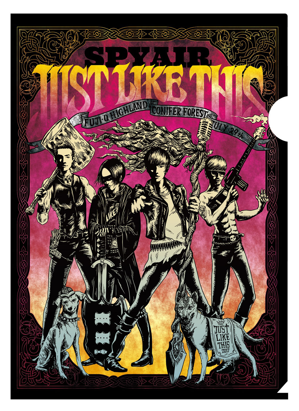 SPYAIR、“土砂降りの富士急で15,000人が熱狂”DVD「JUST LIKE THIS 2017