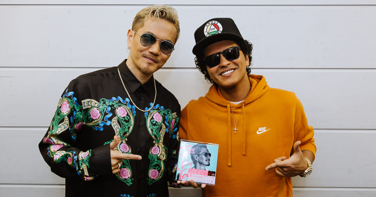 EXILE ATSUSHIがブルーノ・マーズと4ヶ月ぶりの再会、新作「Just The Way You Are」をプレゼント | Musicman