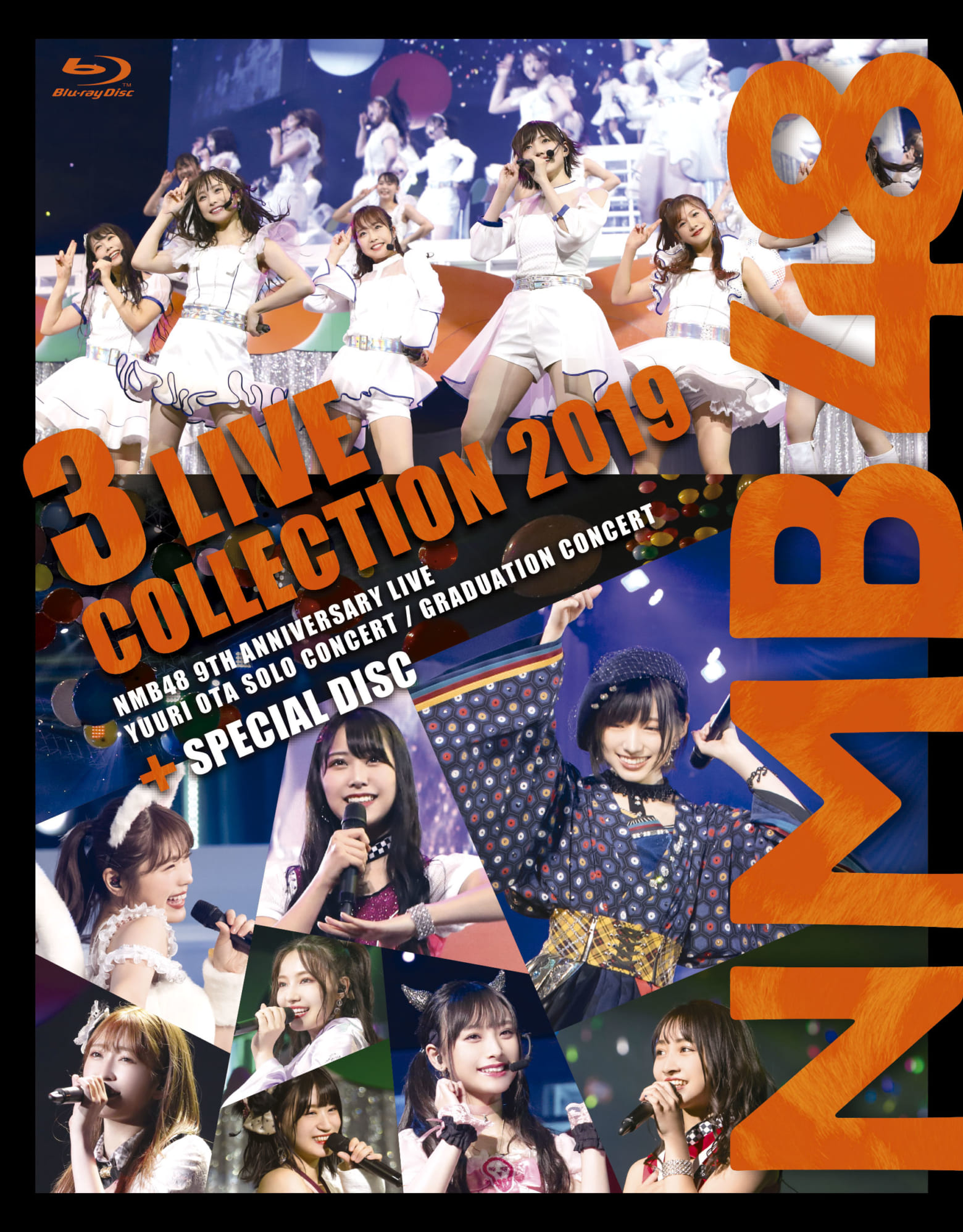 NMB48 3 LIVE COLLECTION 2019」ジャケ写＆初回封入特典公開、BDのみ