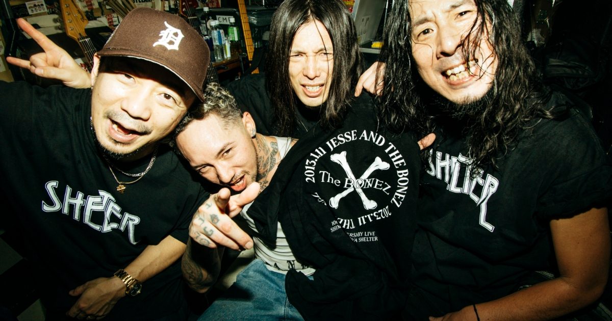 The BONEZ、10年前にスタートを切った“聖地”下北沢SHELTERに帰還