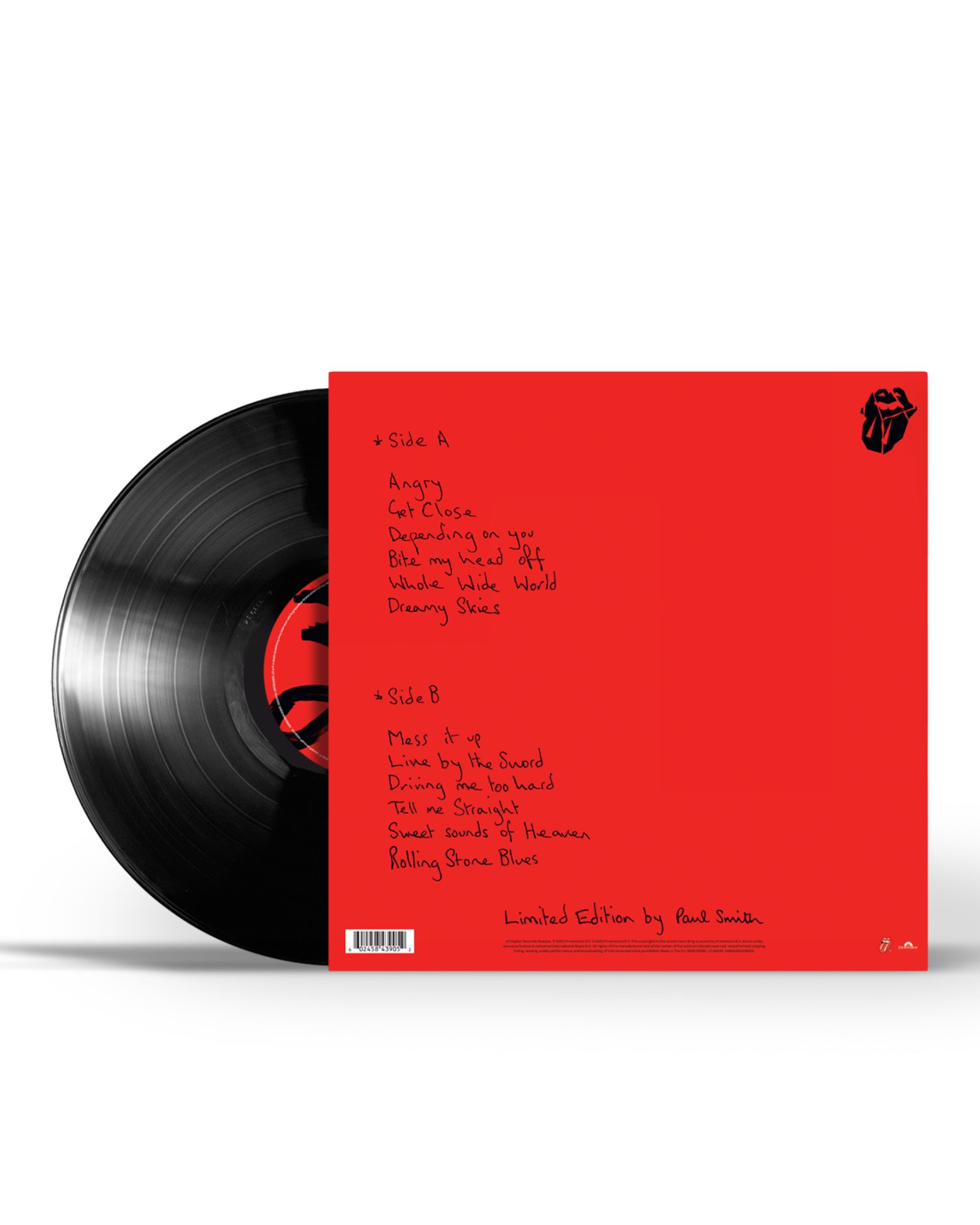 the rolling stones×Paul smith 限定版レコード-